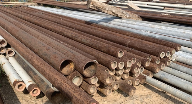 Mua bán sắt ống công trình cũ, từ phi to tới nhỏ
